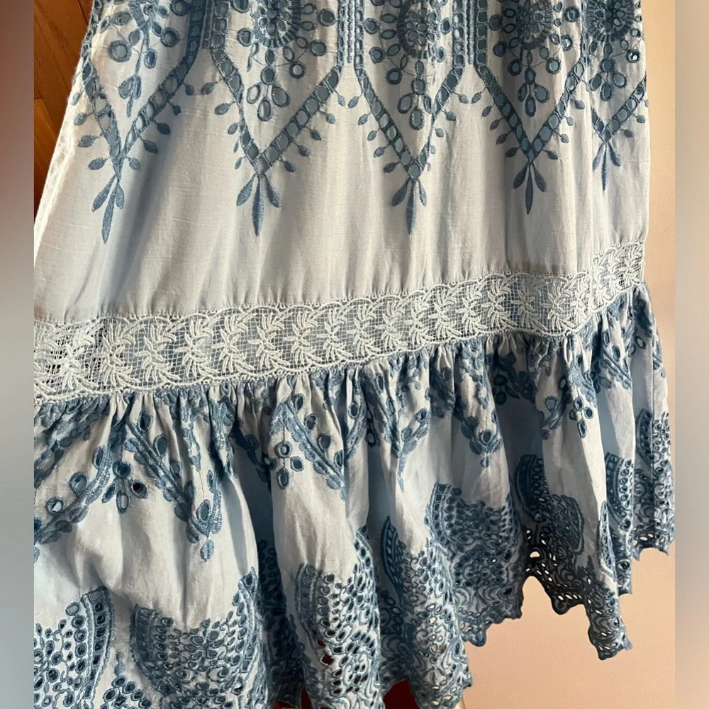 BELL by Alicia Bell Smocked Eyelet Midi Dress - Picture 6 of 10